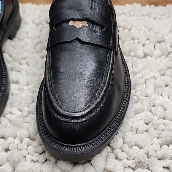 Blondo Black Leather Loafers - Picture 7 of 16